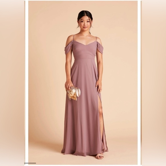 Birdy Grey | Birdy Grey DEVIN Dark Mauve Bridesmaid Dress - Picture 1 of 8